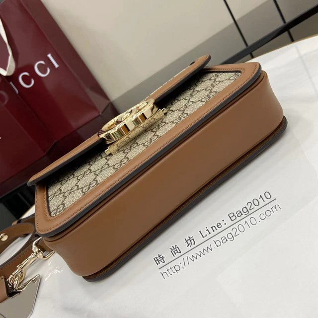 Gucci專櫃古馳最新款2025春夏Go系列鏈條肩背包 jh2981型號：826761